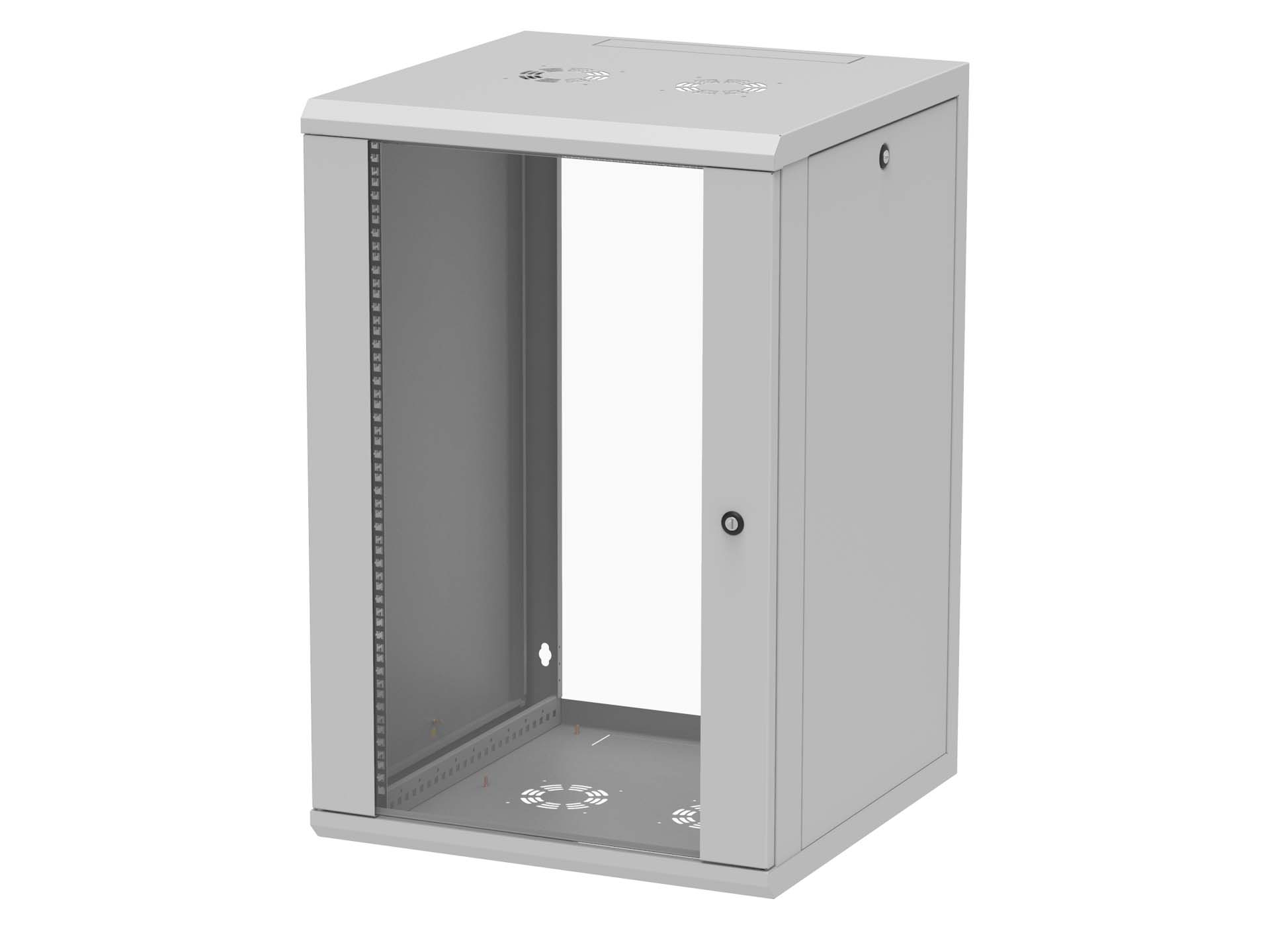 19" Wandschrank 18 HE einteilig 600mm tief