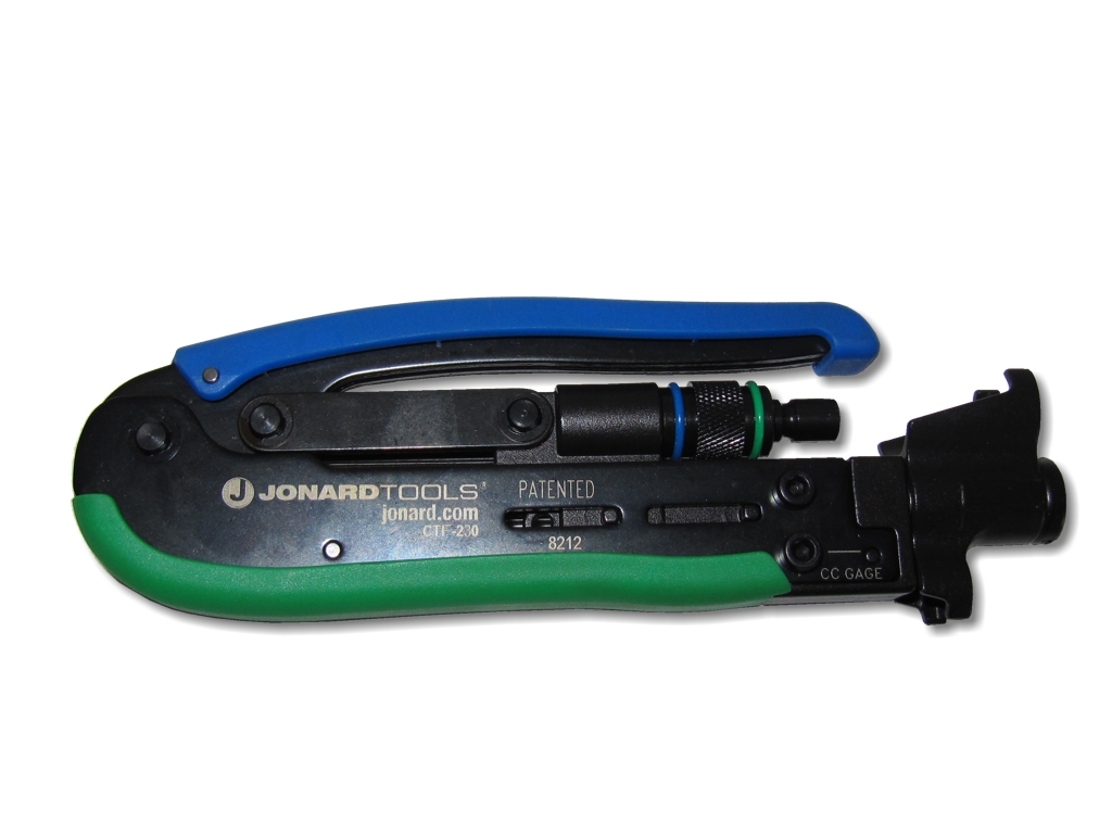 Jonard Dual CTF-230 Compression Tool für Coax F Stecker lang & kurz