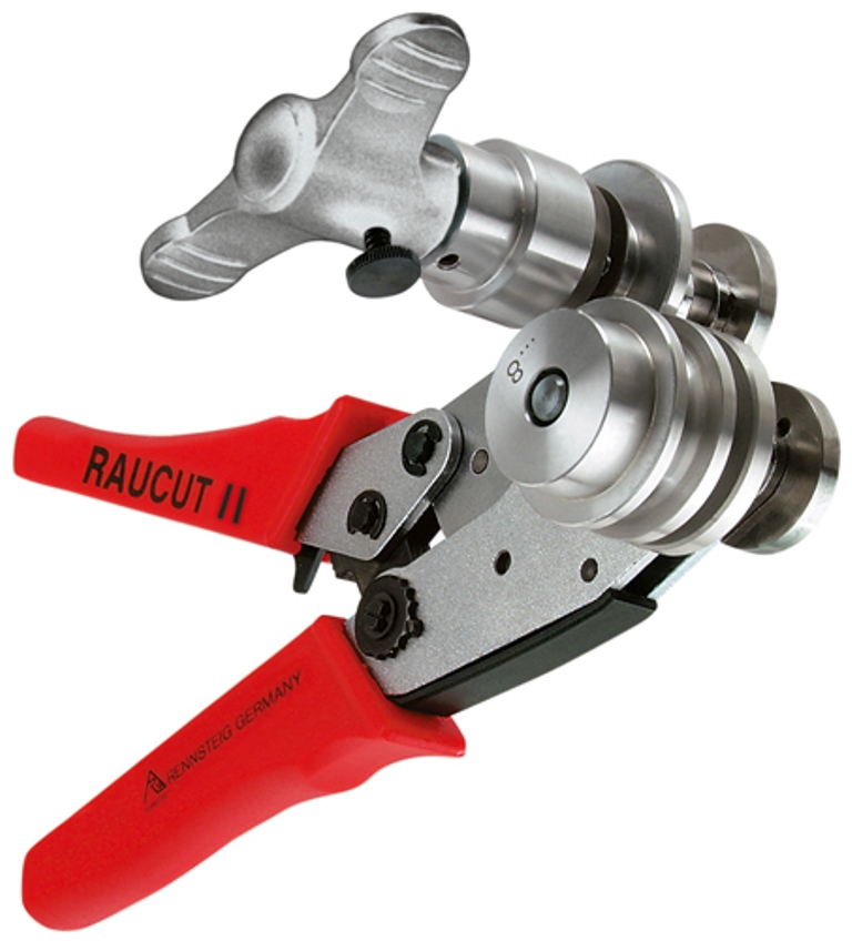 RAUCUT 2 Kit Bündelader Anschneidewerkzeug 5-10mm im Kunststoffkoffer