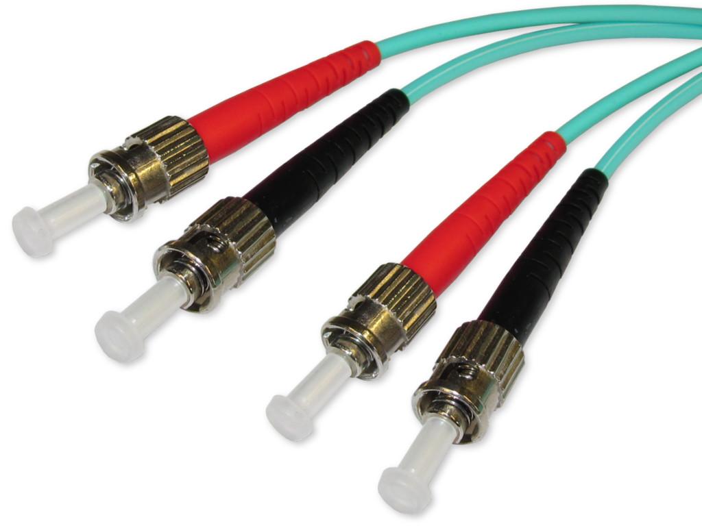 ST-ST duplex Patchkabel multimode 50/125µm OM3
