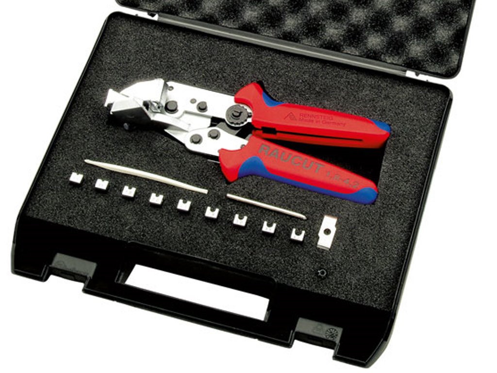 RAUCUT 1 Kit Bündelader Anschneidewerkzeug 1.8-4.2mm im Kunststoffkoffer