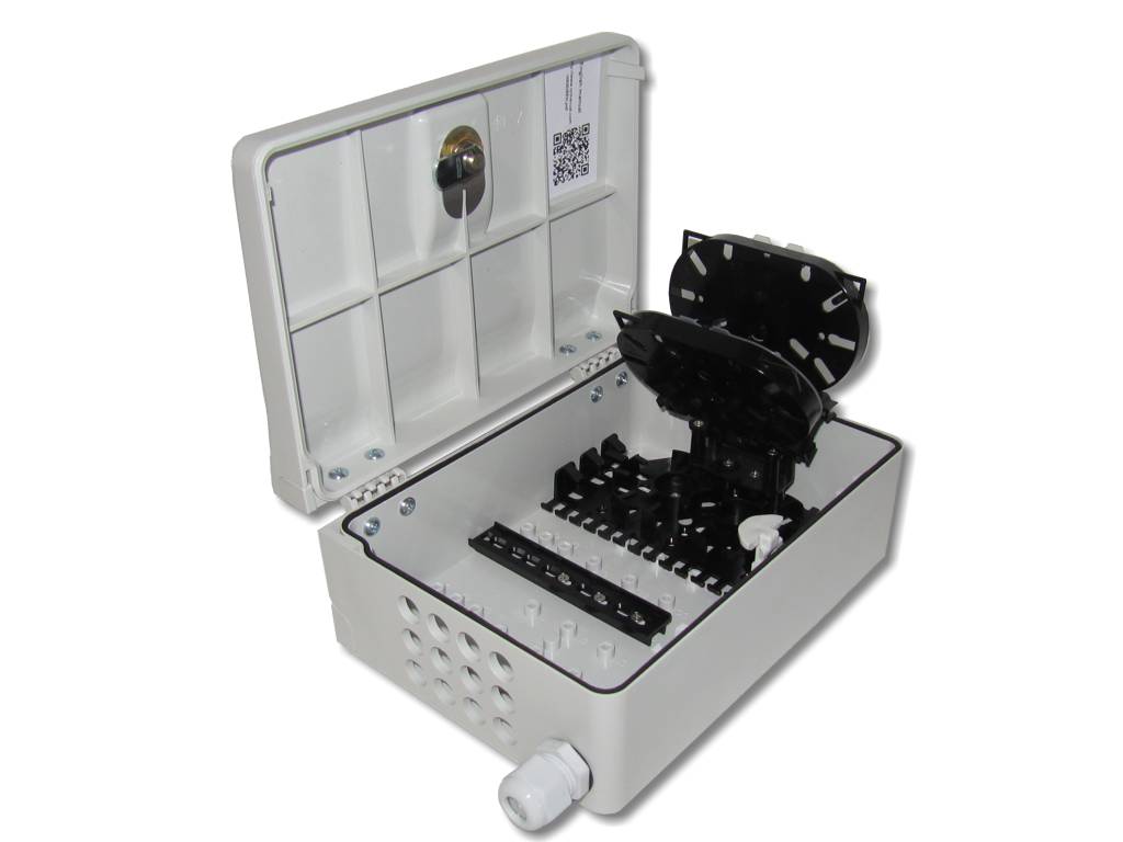 FWB54-URMSH24 FTTH IP54 glasfaser Wandverteiler 24 Fasern 6 SC duplex