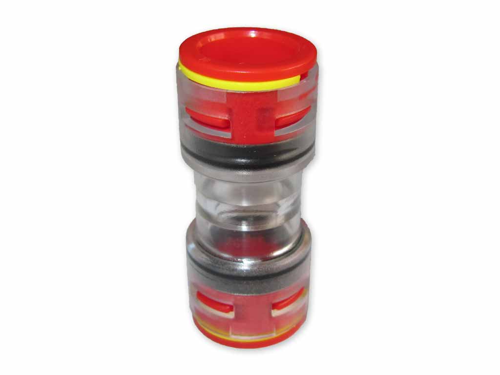 16mm Mikrorohr Verbinder microduct connector innen 12 mm mit Clips