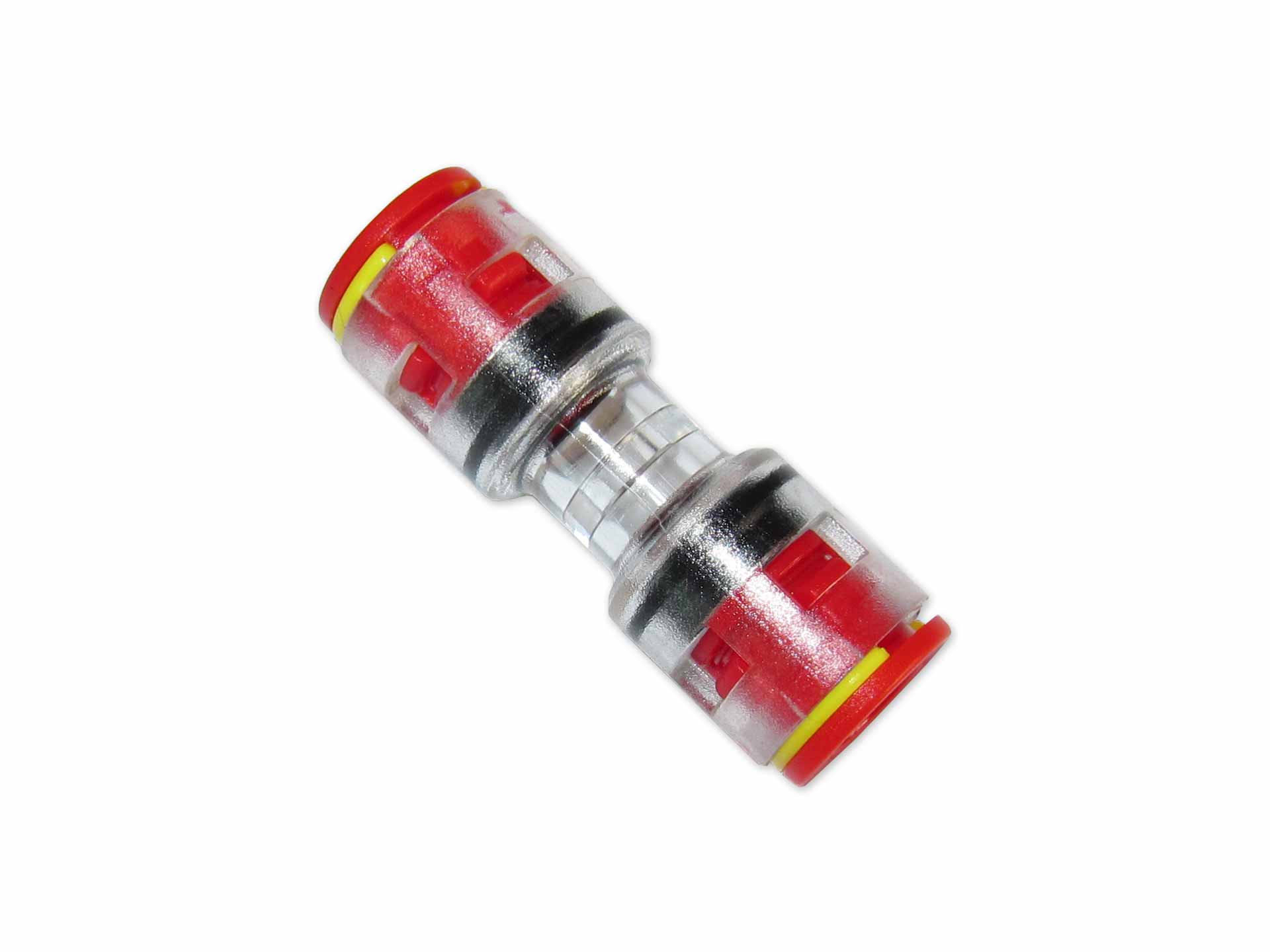 7mm Mikrorohr Verbinder microduct connector innen 4 mm mit Clips