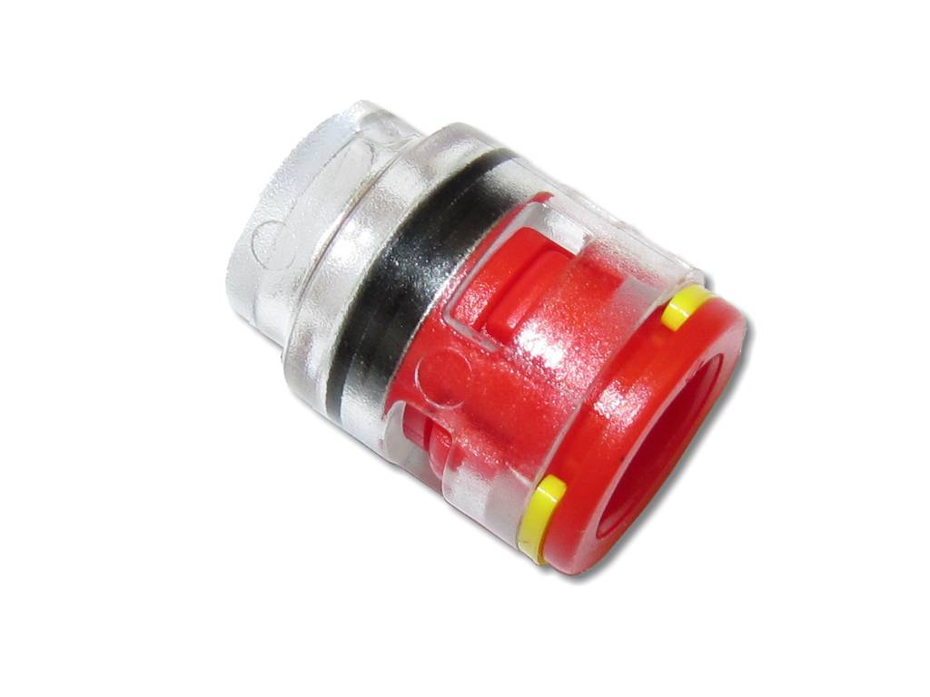 Endstopfen / Endverbinder für 10mm Mikrorohr inkl. Clips