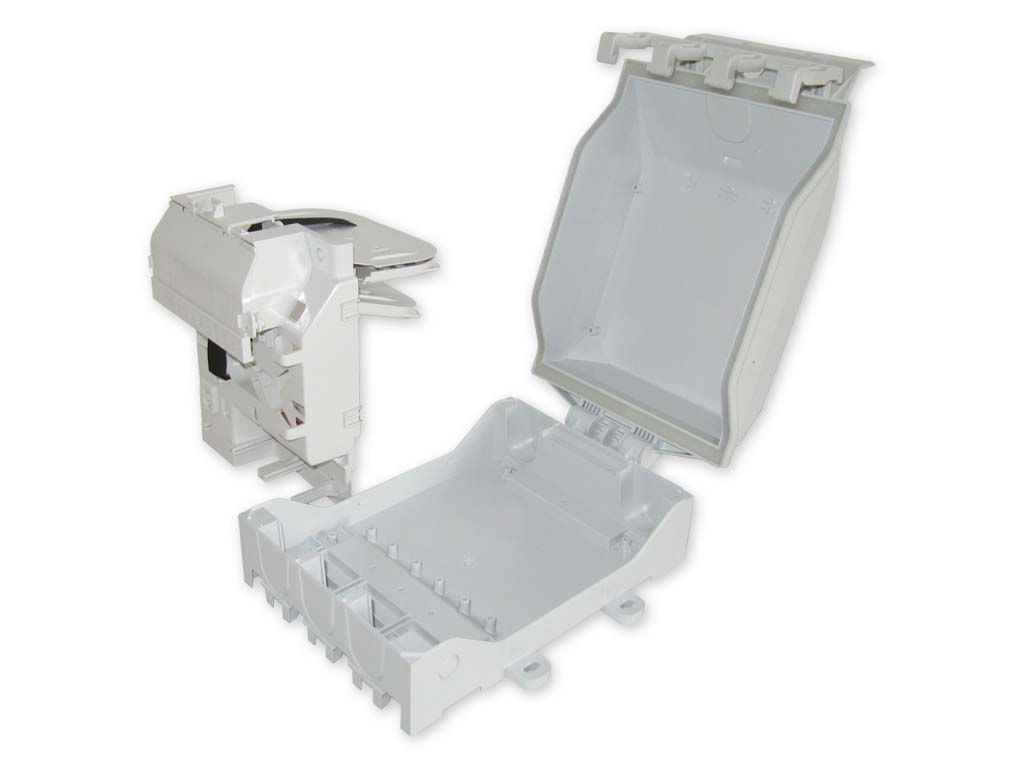 LWL FTTH Wandverteiler IP65 12 SC duplex LC quad bis 48 Fasern