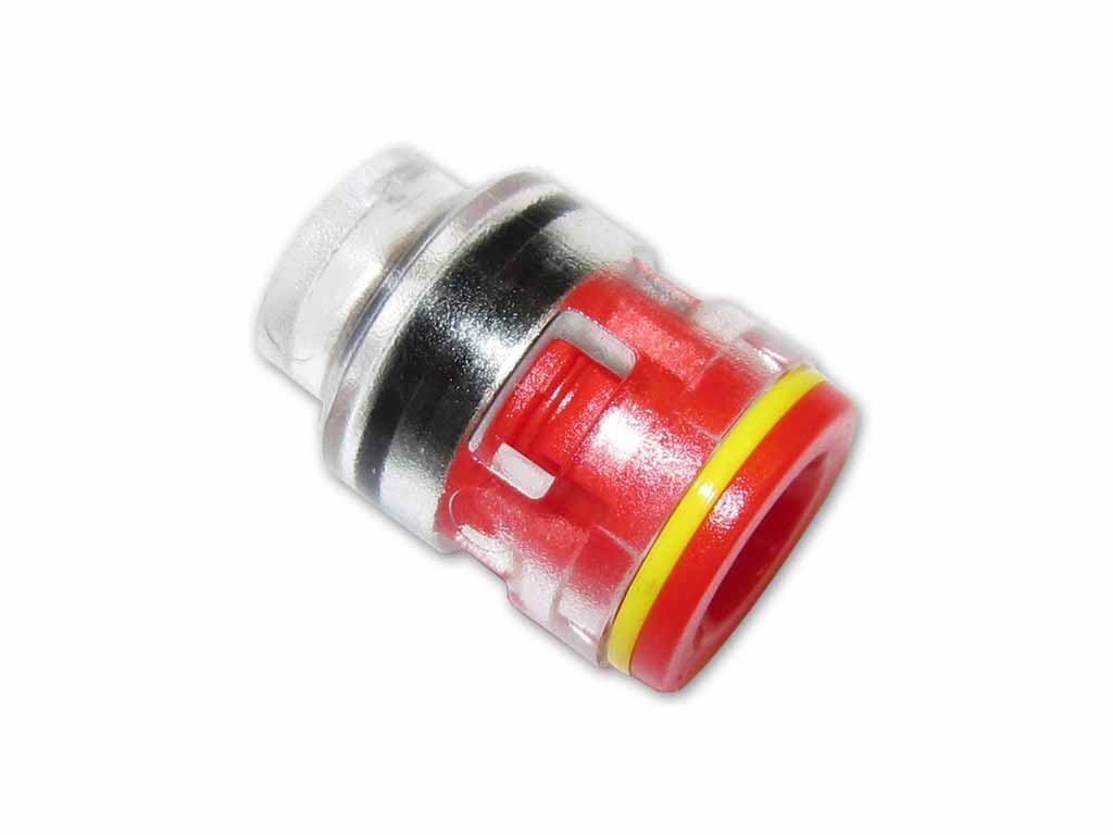 Endstopfen / Endverbinder für 7mm Mikrorohr inkl. Clips