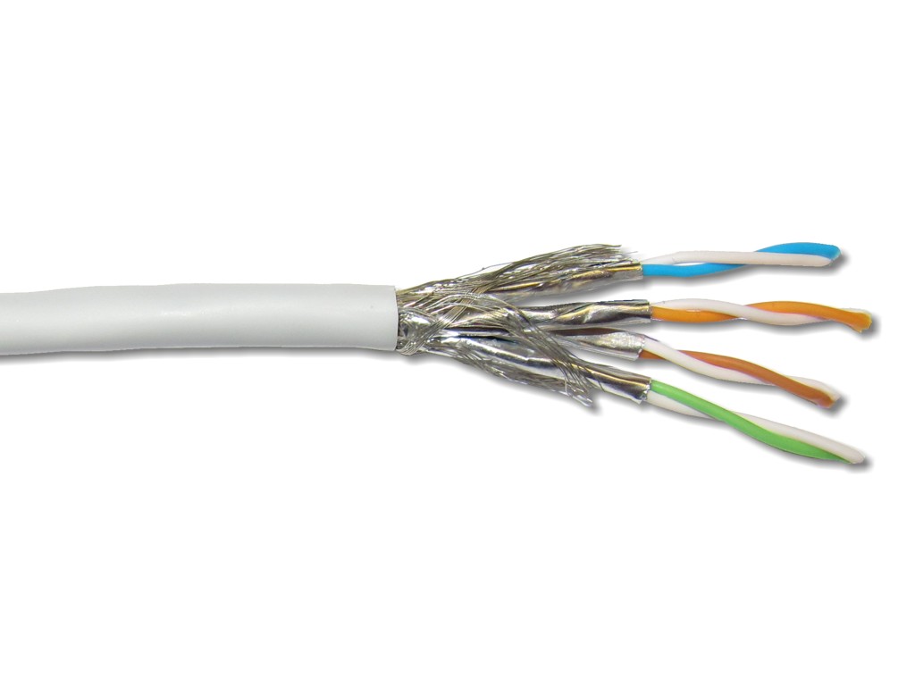 50m Draka UC900 Cat.7 S/FTP Patchkabel flexibel AWG27/7 grau