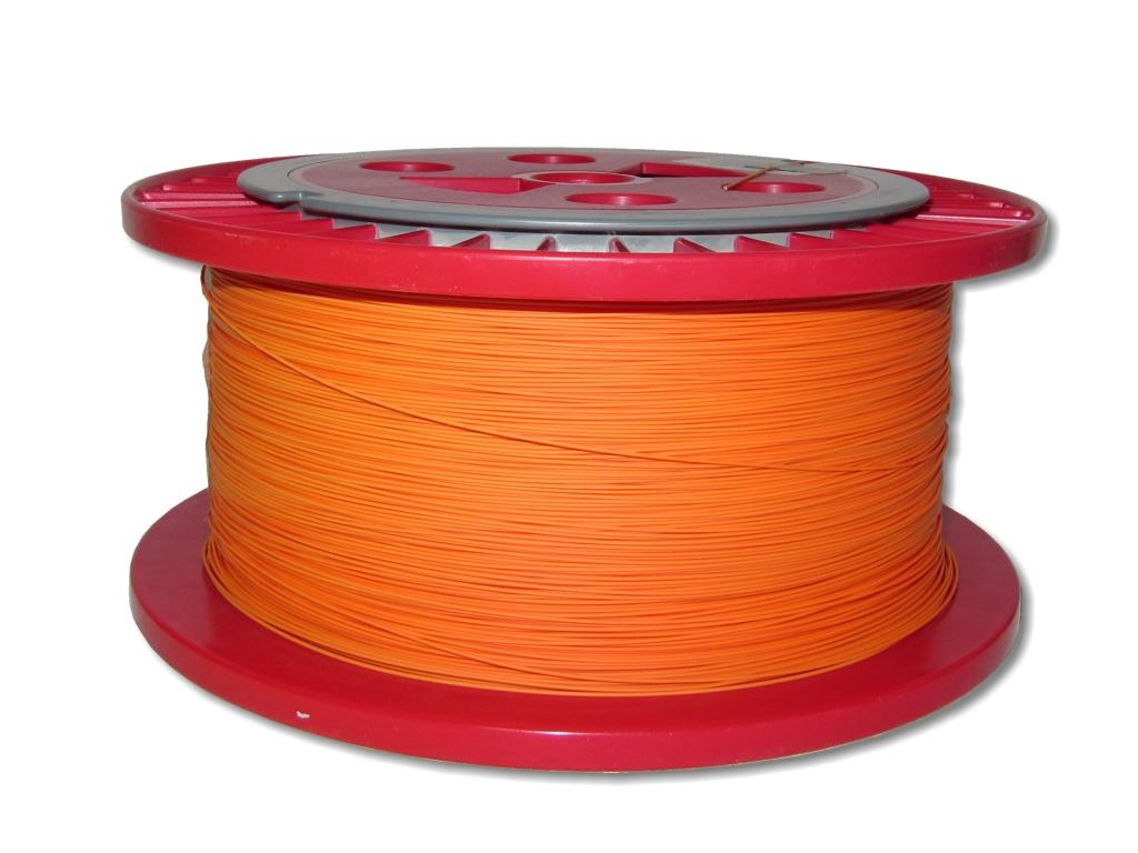 LWL Pigtailader 50/125µm OM2 trockene Kompaktader 0,9mm orange