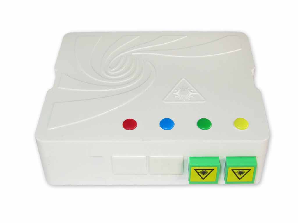 LWL FTTH Anschlussdose + 2 x SC APC simplex Kupplung mit Shutter