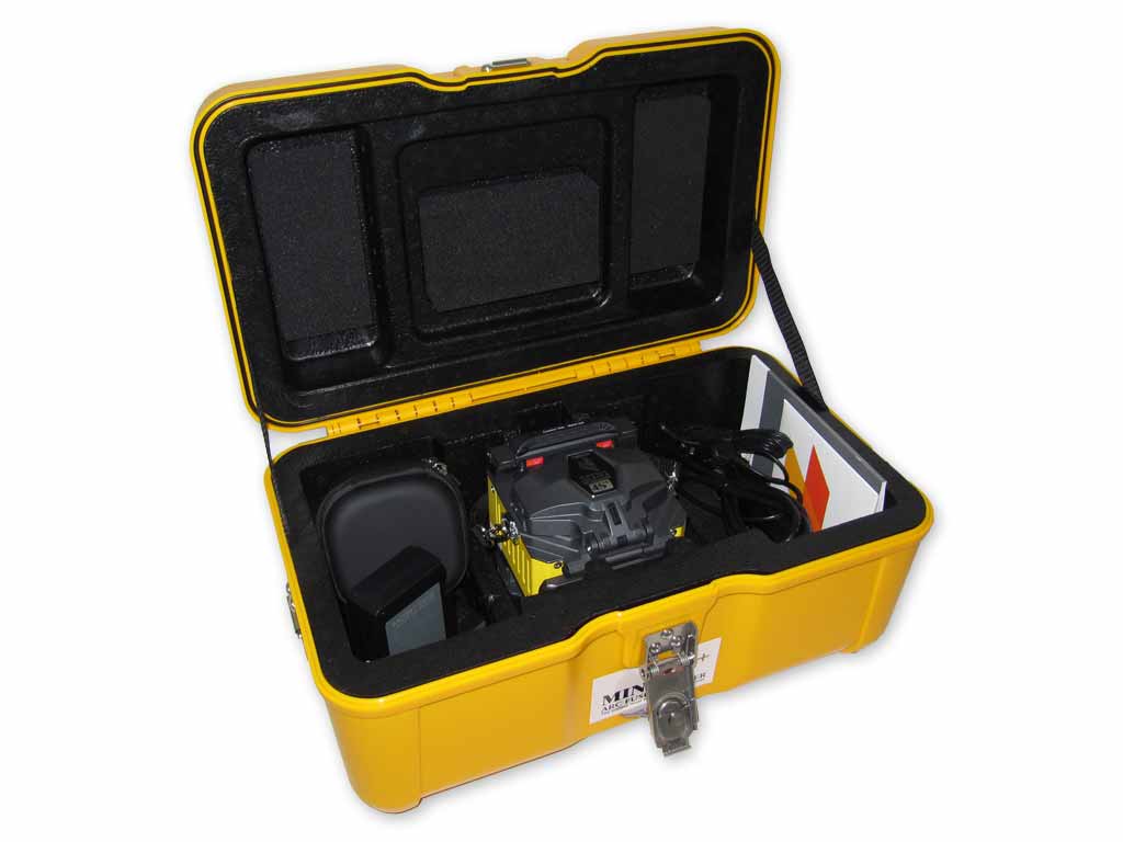 vollautomatisches LWL Spleißgerät Fiberfox Mini 4S+ mit Cleaver 