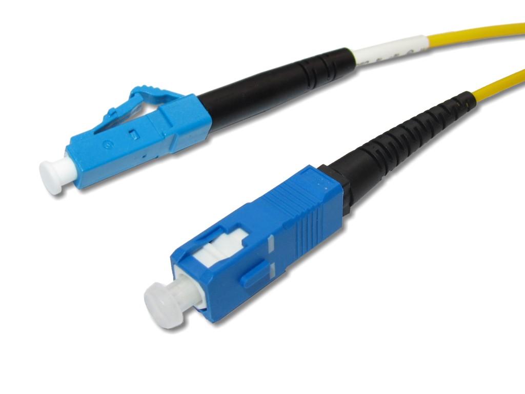 LC-SC simplex LWL Patchkabel 9/125µm OS2