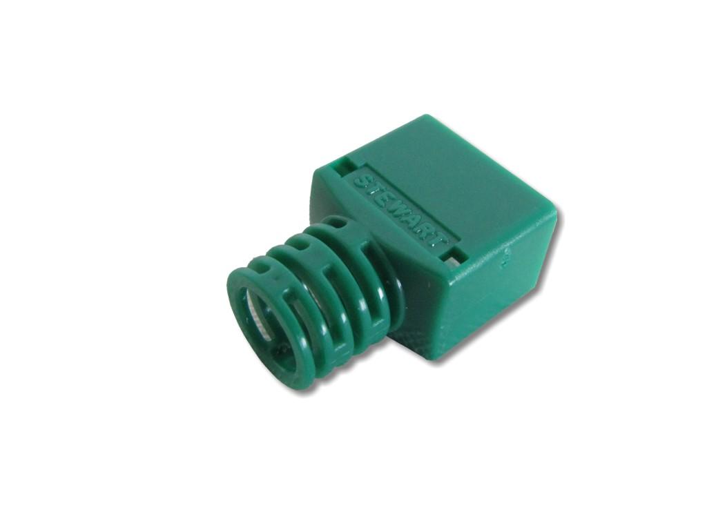 Stewart RJ45 Knickschutz, grün