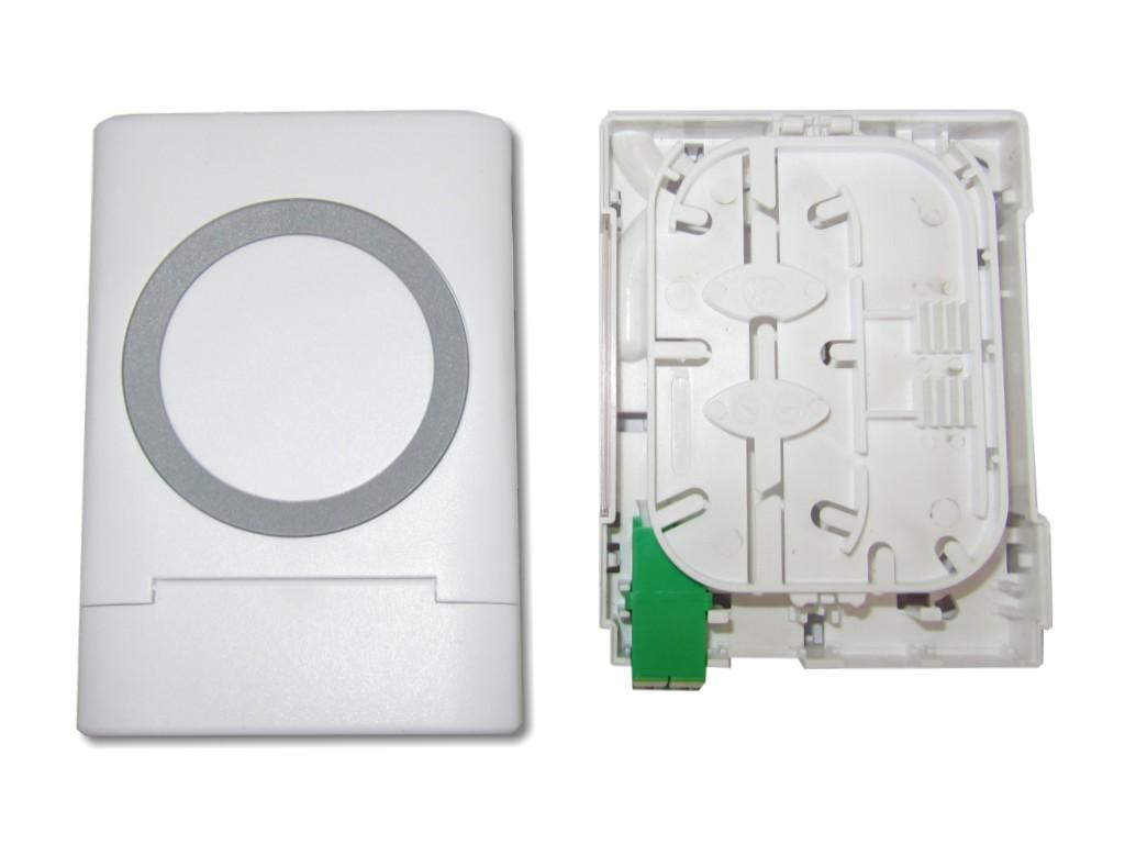 LWL FTTH Anschlussdose inkl. 1x LC-APC duplex Kupplung mit Shutter
