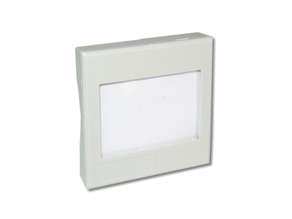 Beschriftungstafel für 19" Profil RAL 7035 - 10 Stk.