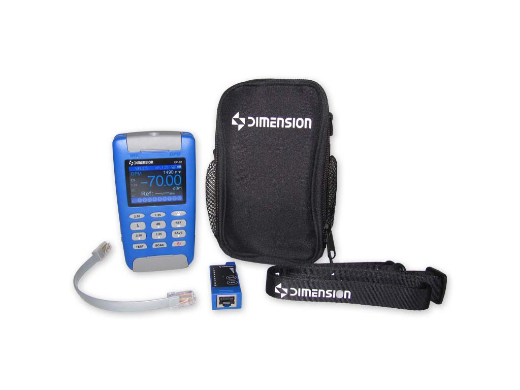 optisches LWL Powermeter mit Sonde, VFL und LAN Kabel Tracker