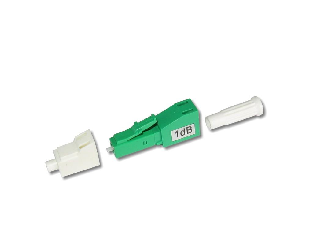 LC/APC singlemode LWL Dämpfungsglied / attenuator 1dB