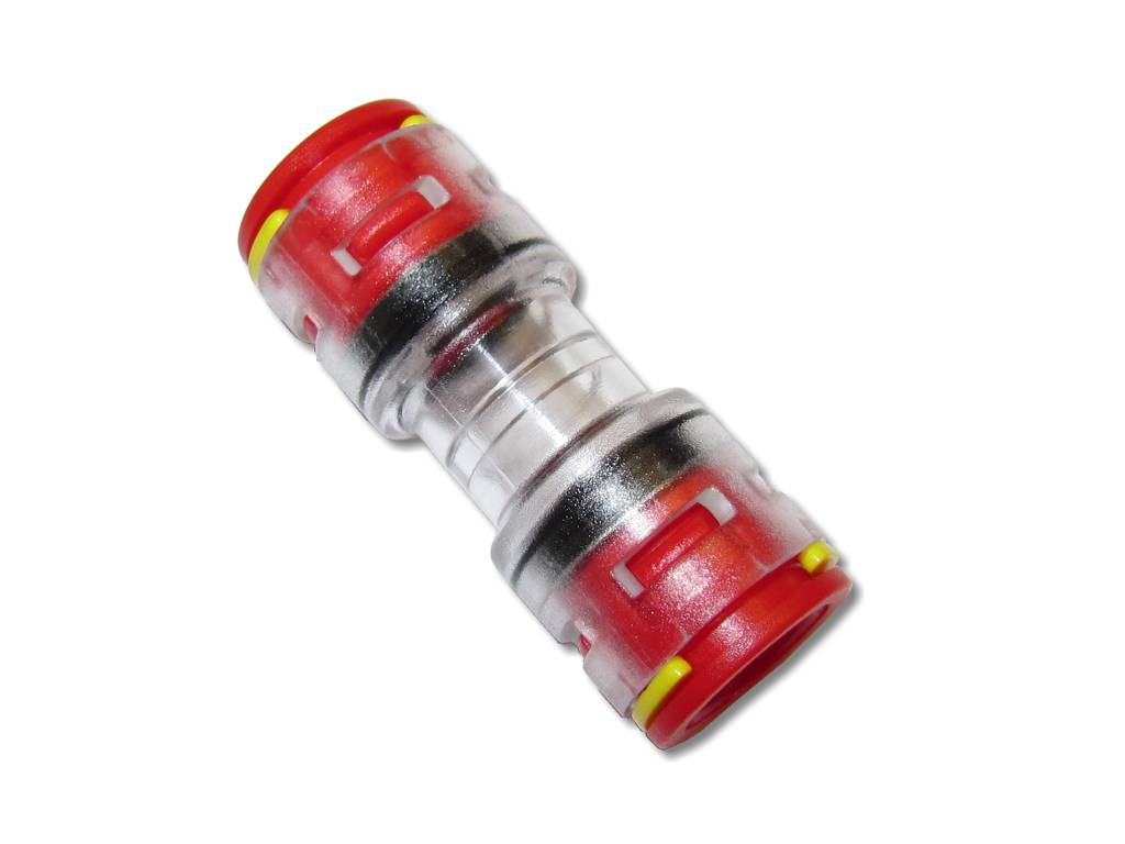 10mm Mikrorohr Verbinder microduct connector innen 8 mm mit clips