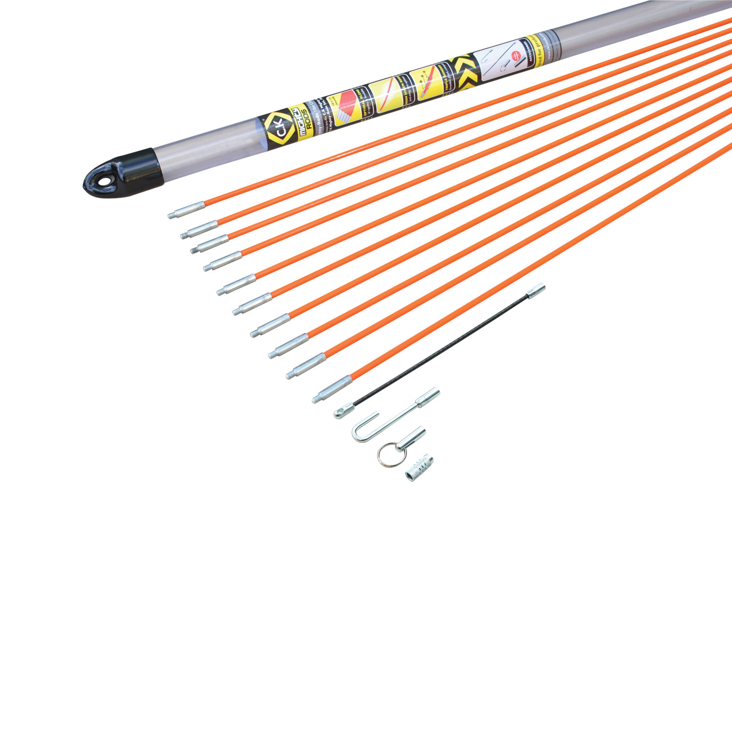 MightyRods Kabel Einzugstangen Set 10m