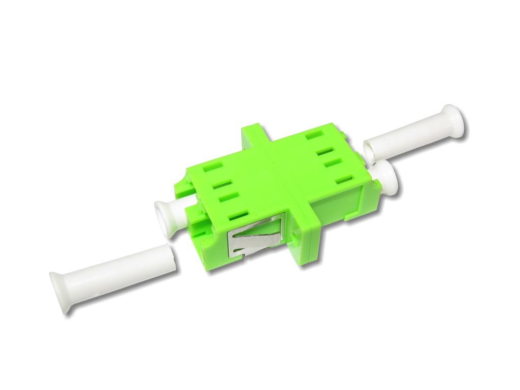 LC duplex LWL Kupplung multimode OM5, limettengrün