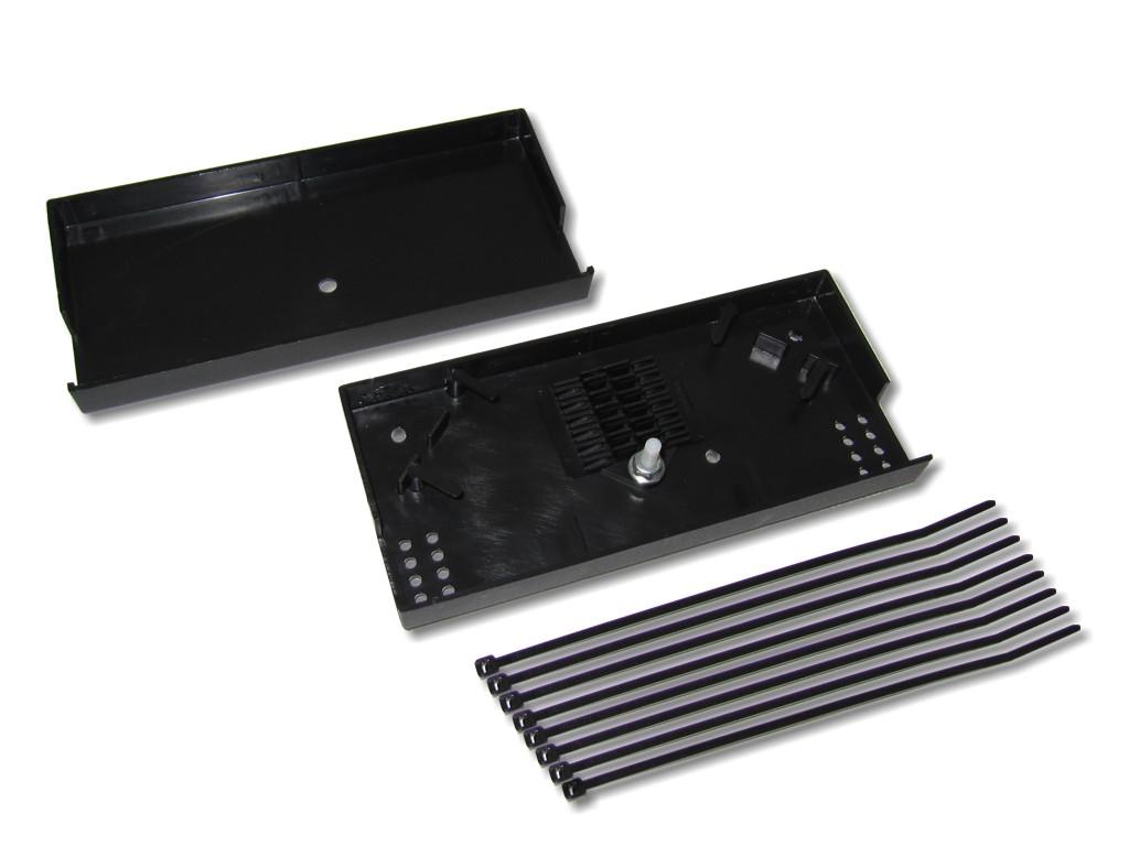 LWL Mini Wand Spleißbox inkl. Spleißhalter für 12 Fasern