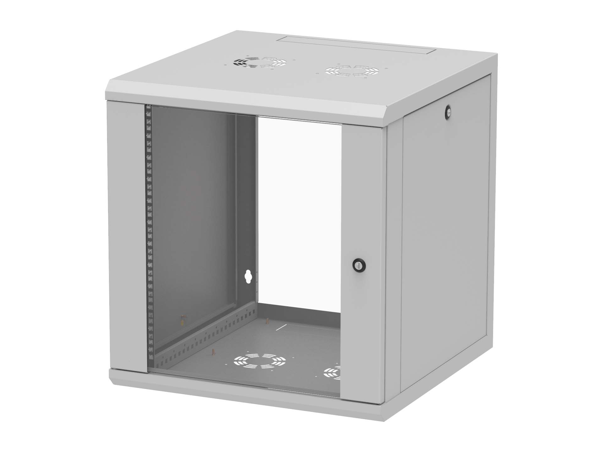 19" Wandschrank 12 HE einteilig, 600mm tief