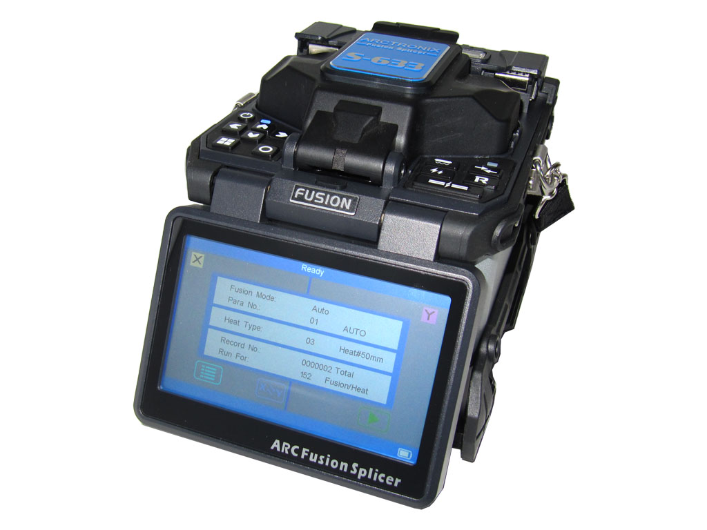 LWL Spleißgerät Kernzentrierer 6-Motoren S633 Set mit Cleaver fusion splicer
