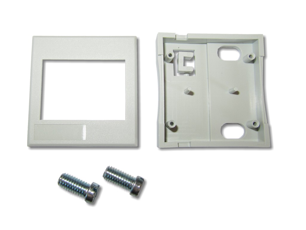 Beschriftung für 19" Profil RAL 7035 - 10 Stk.