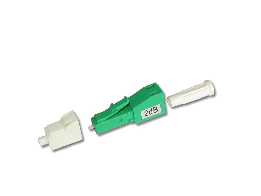 LC/APC singlemode LWL Dämpfungsglied / attenuator 2dB