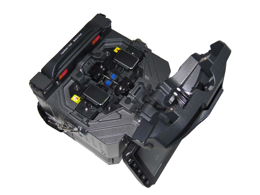 Fiberfox Mini 6S+ Kit Premium  LWL Spleißgerät - Premiumpaket Cleaver 2 Akkus Presse