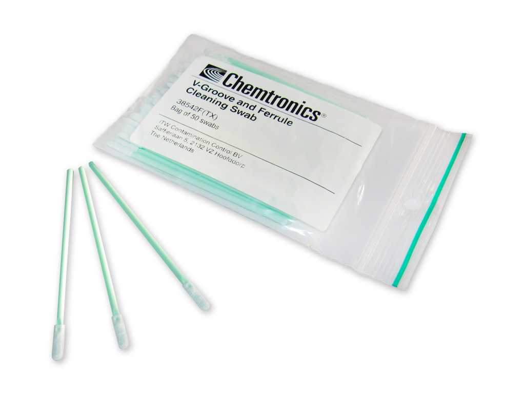 ITW 38542f v-groove and ferrule cleaning swabs