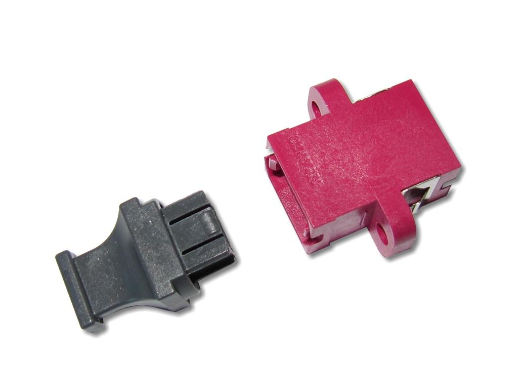 MTP / MPO simplex Kupplung OM3 Magenta