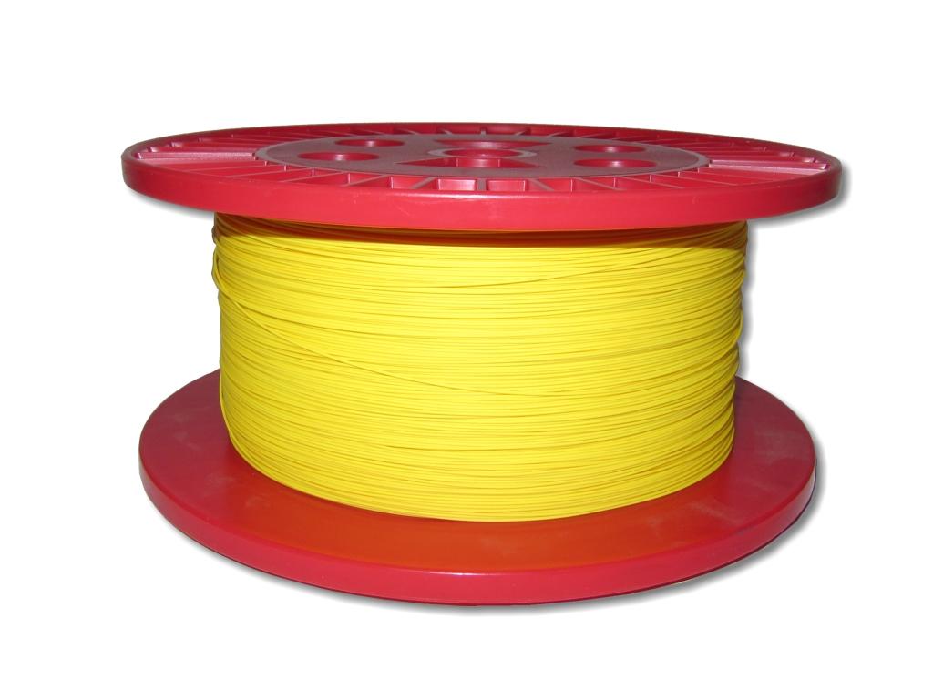 415m LWL Pigtailader 9/125µm OS2 trockene Kompaktader 0,9mm gelb