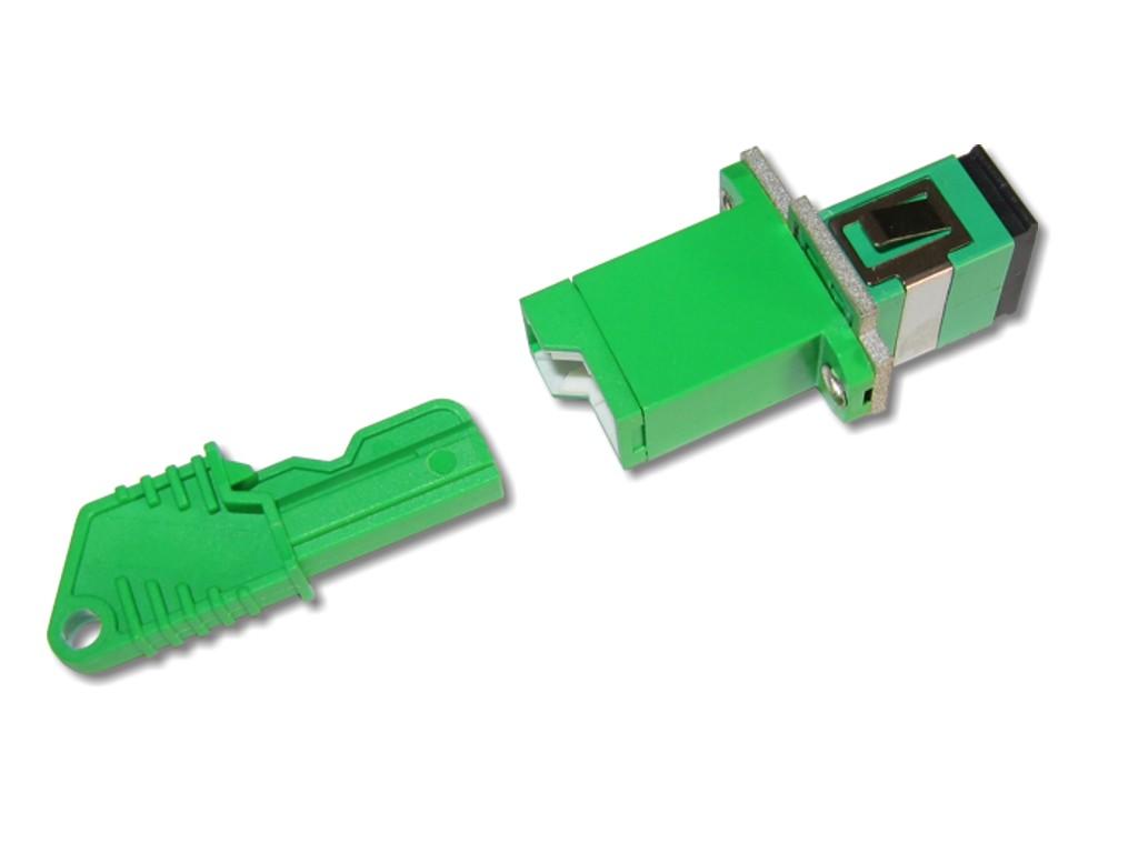 LSH/APC - SC (APC) simplex Kupplung 
