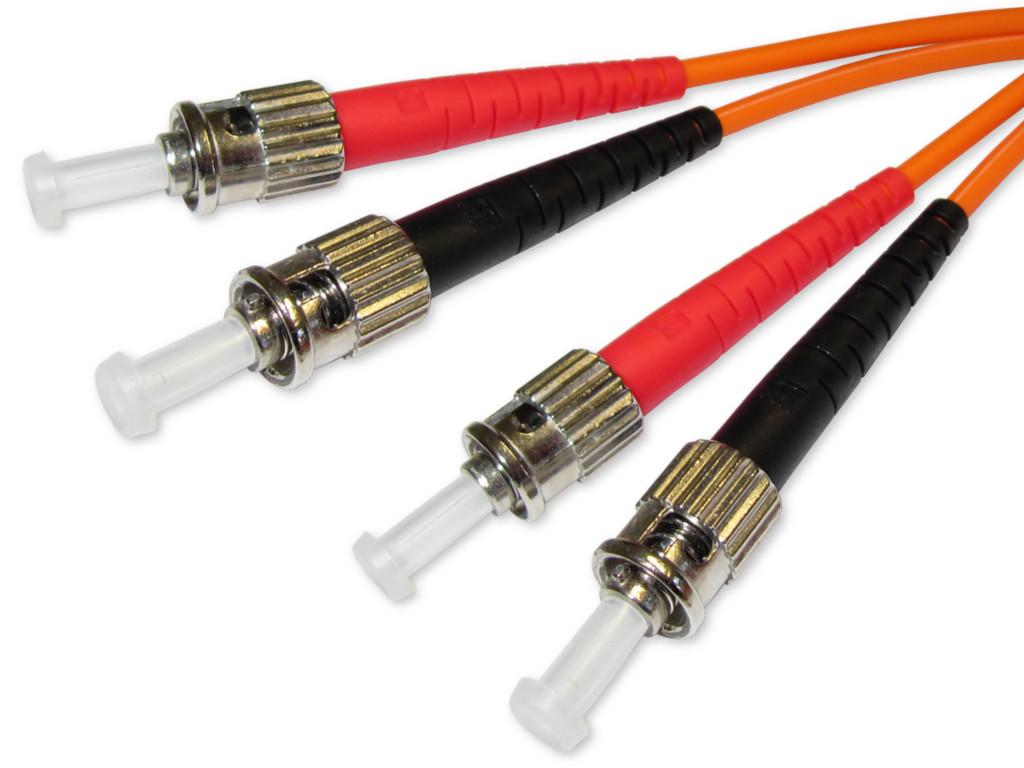 ST-ST duplex Patchkabel multimode 50/125µm OM2