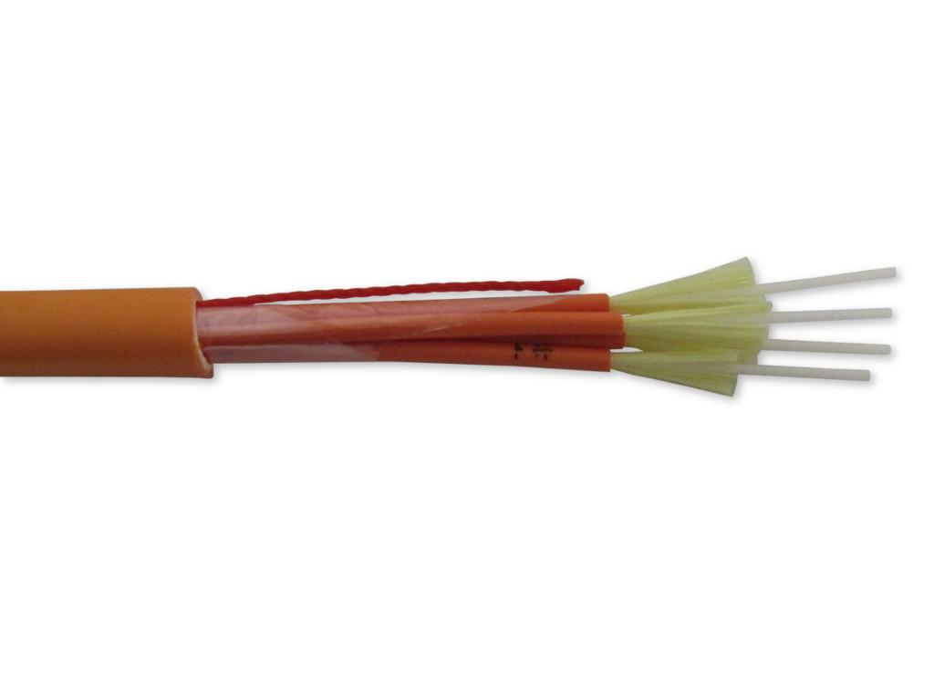 LWL Breakout Innenkabel 4 G50/125µm OM2
