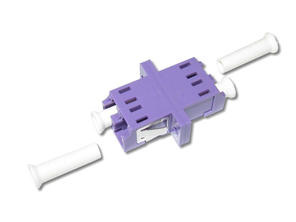 LC duplex Kupplung ceramic Hülse violett