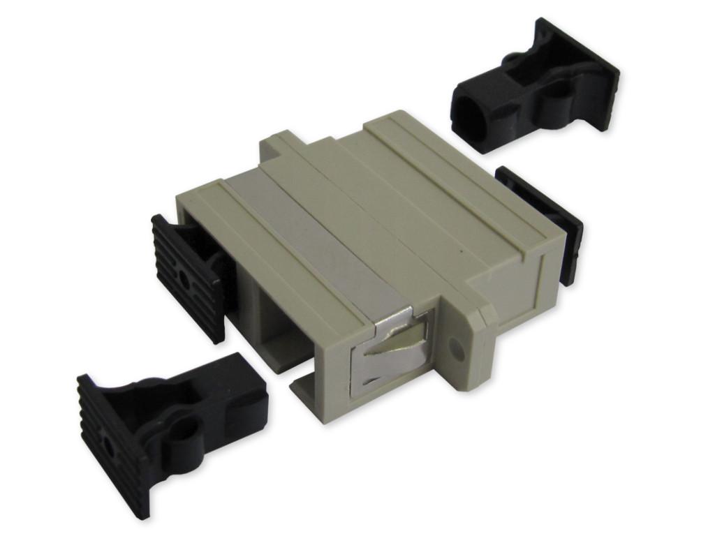 SC-SC duplex Kupplung multimode beige OM2