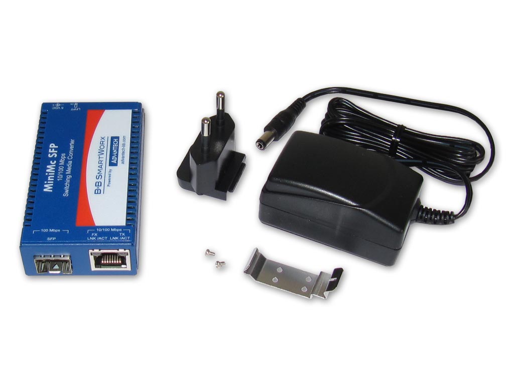 Advantech IMC-350-SFP-PS-A Mini Medienkonverter SFP 100Mbps