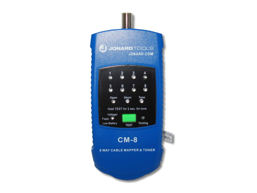koax messgerät Cable Mapper & Toner 8 Way CM-8 Jonard
