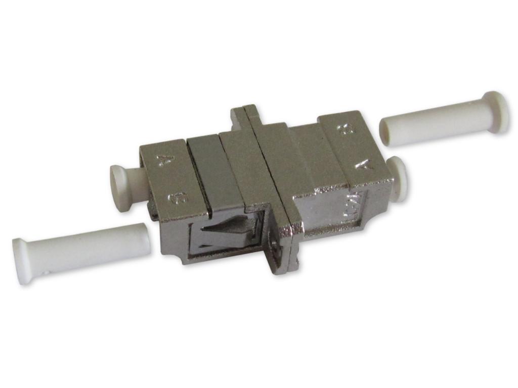 LC duplex Kupplung multimode/singlemode Metallgehäuse