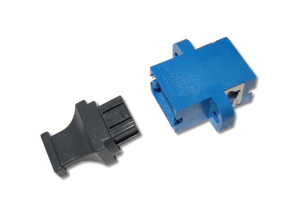 MTP / MPO simplex Kupplung singlemode blau