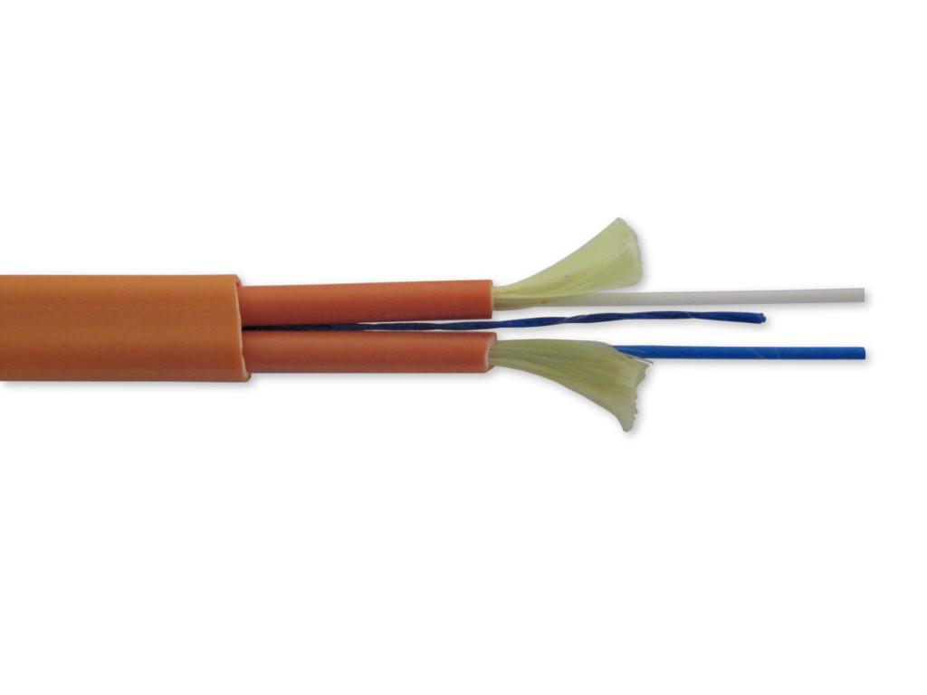 LWL Duplexkabel figure-0 multimode I-V(ZN)HH 2G50/125µm OM2 orange 2.8mm