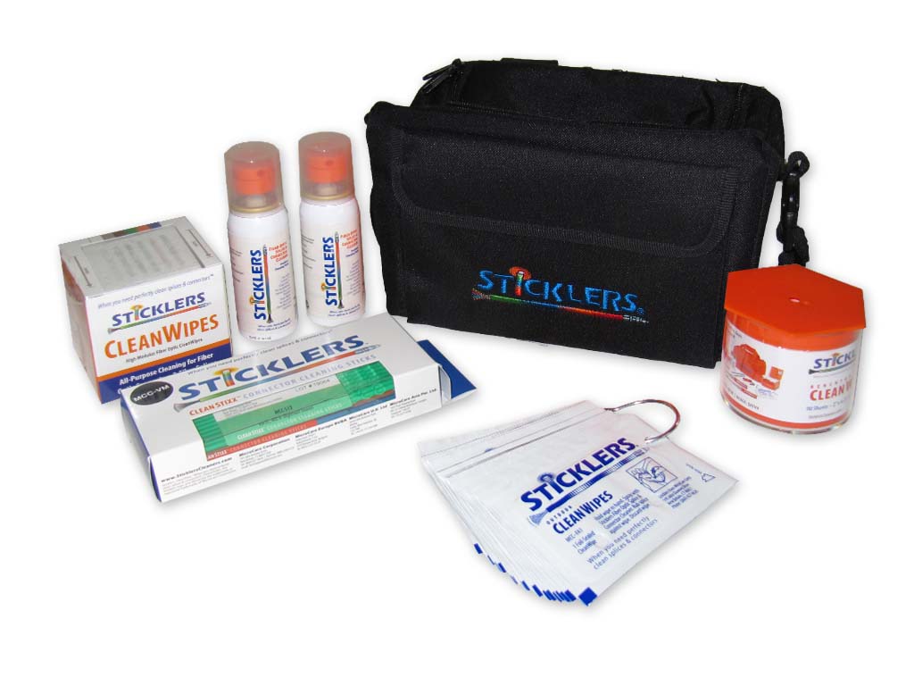 sticklers fk05 military fiber optic cleaning kit