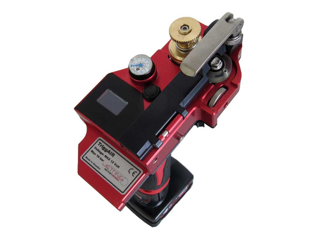 Jetting Triggair cable blowing machine 0.8-3mm 