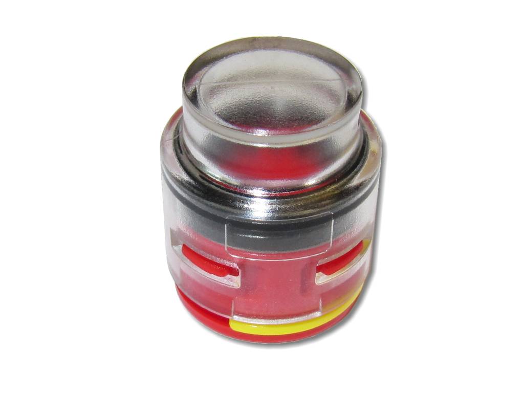 14mm Endstopp für Mikrorohe Endverbinder mit Clips