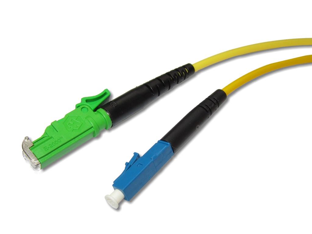 LSH/APC 8° - LC/PC simplex Patchkabel 9/125µm OS2