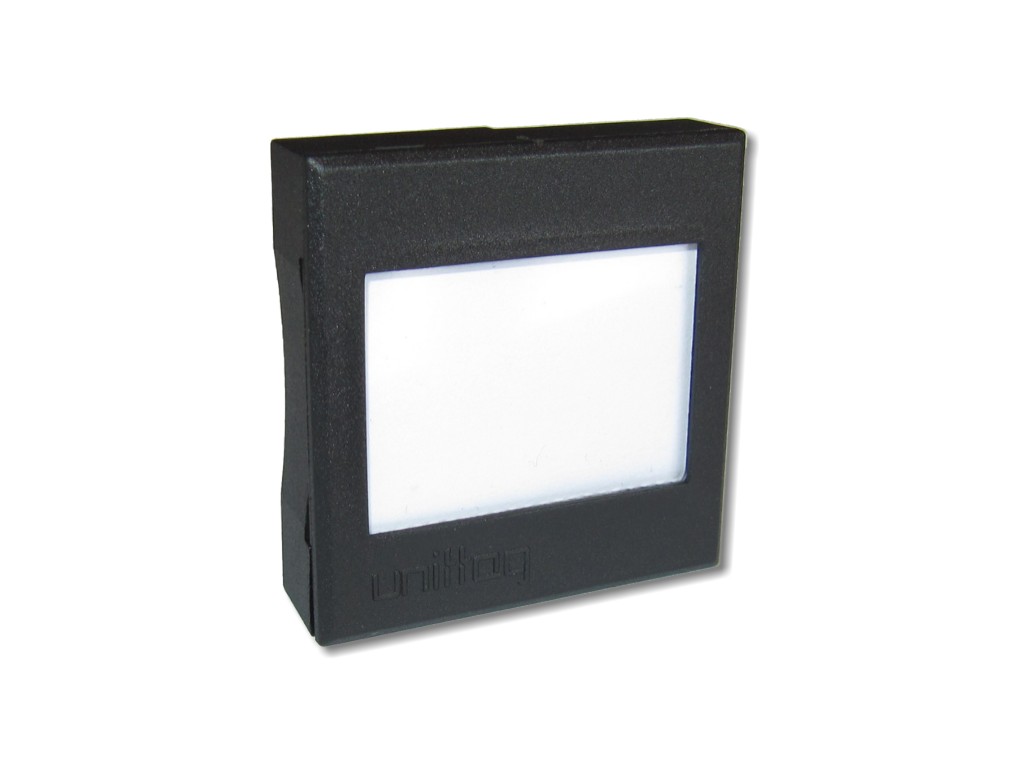 Beschriftungstafel für 19" Profil schwarz - 10 Stk
