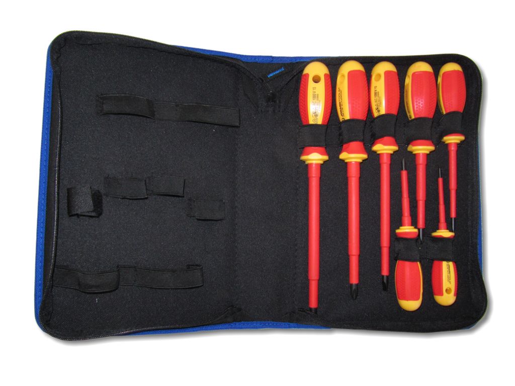 Jonard TK-70INS Werkzeugkit 7 Stk Schraubenzieher Kreutzschlitz + Schlitz
