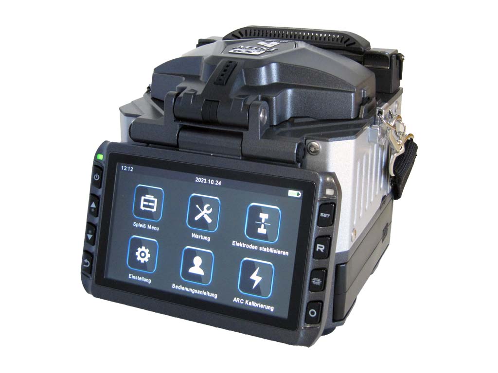 Fiberfox Mini 6S+ Kit Premium  LWL Spleißgerät - Premiumpaket Cleaver 2 Akkus Presse